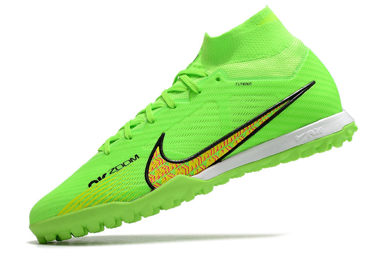 Chuteira Society Nike Air Zoom Mercurial Superfly 9 TF Elite Verde