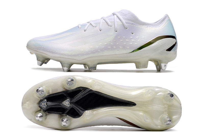 Chuteira Campo Adidas X Speedportal.1 Ponta de Aluminio Branca "Whiteout"