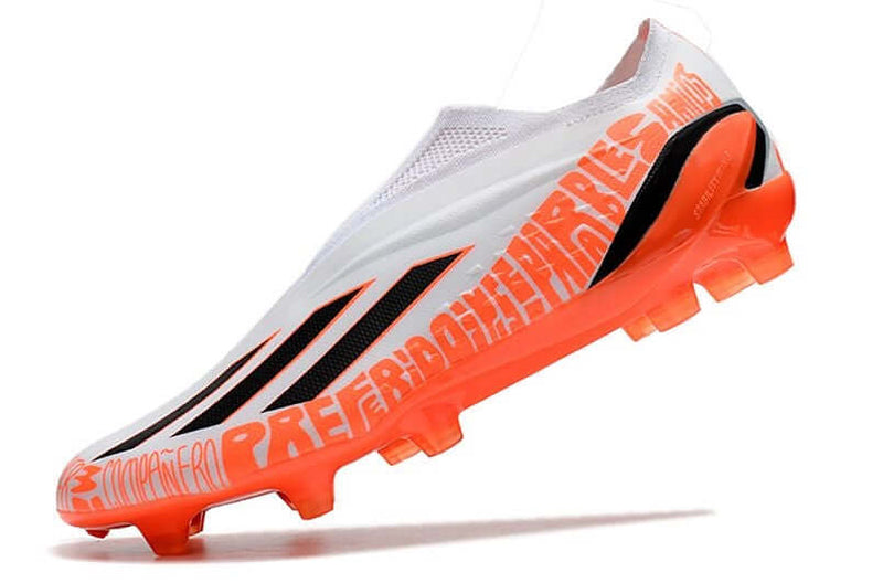 Chuteira Campo Adidas X SpeedPortal Messi+ FG Branco e Laranja