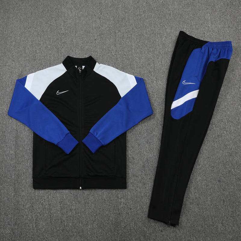 Conjunto de Frio Nike Sportswear Preto, Branco e Azul