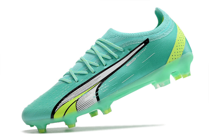 Chuteira Campo Puma Ultra Ultimate 1.4 FG Verde "Pursuit Pack"