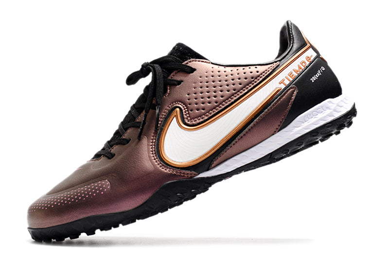 Chuteira Society Nike Tiempo Legend 9 Elite TF Cobre "Generation Pack"