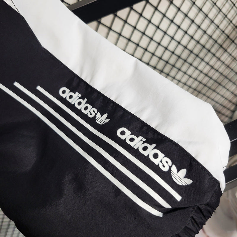 Corta Vento Adidas ADN 10K Preto e Branco