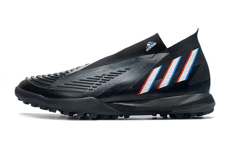 Chuteira Society Adidas Predator Edge+ TF Preta "Darkness"