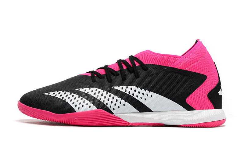 Chuteira Futsal Adidas Predator Accuracy.1 IC Rosa e Preta "Own You Football Pack"