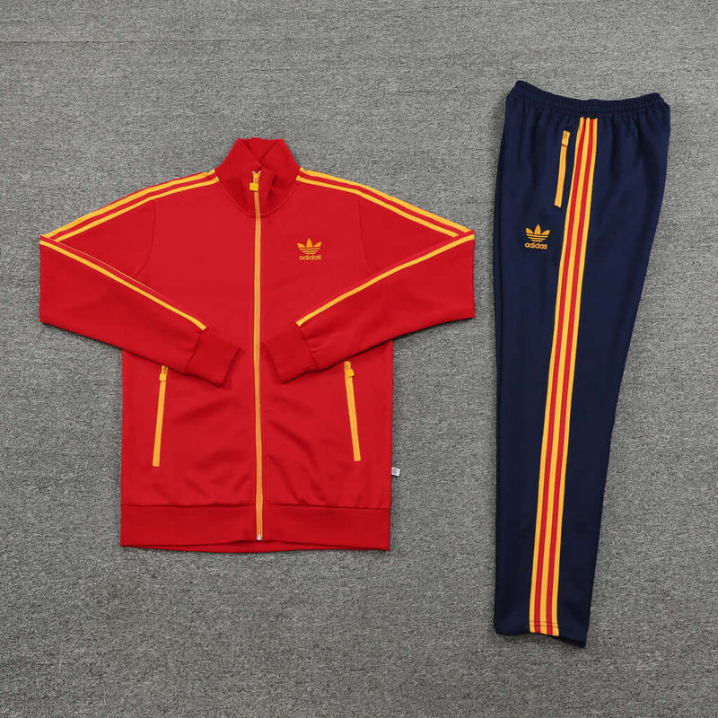 Conjunto de Frio Adidas Sportswear Vermelho e Azul