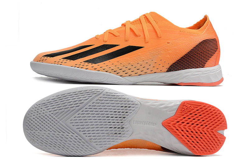 Chuteira Futsal Adidas X Speedportal.1 IC Laranja "Heatspawn Pack"