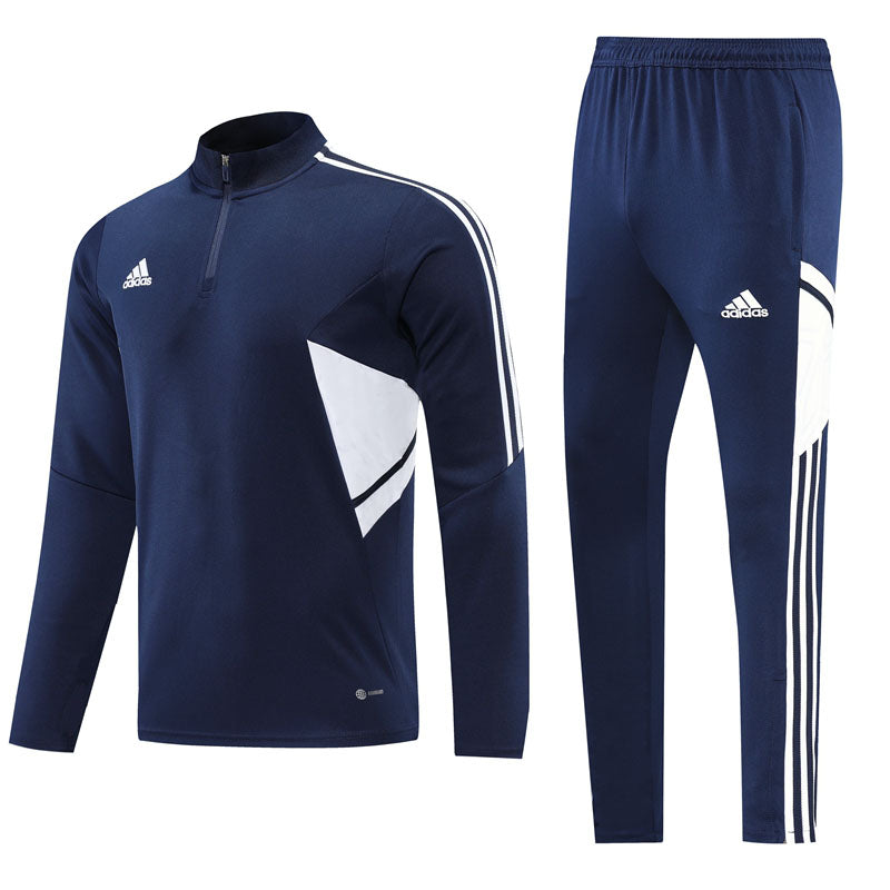 Conjunto de Frio Adidas Training Azul e Branco