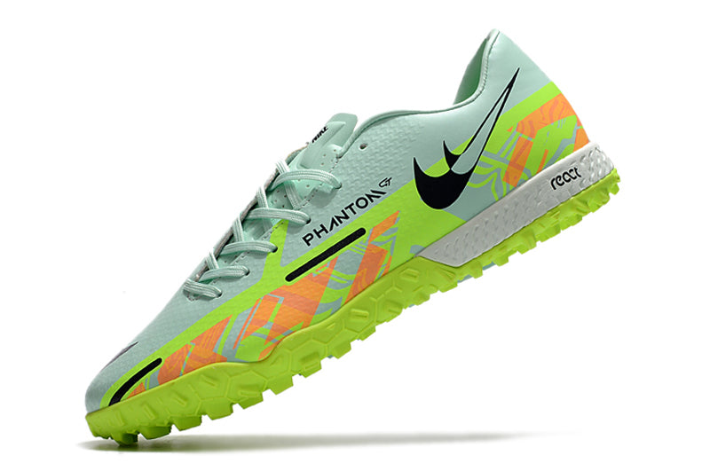 Chuteira Society Nike Phantom GT2 Elite TF Verde "Bonded Pack"