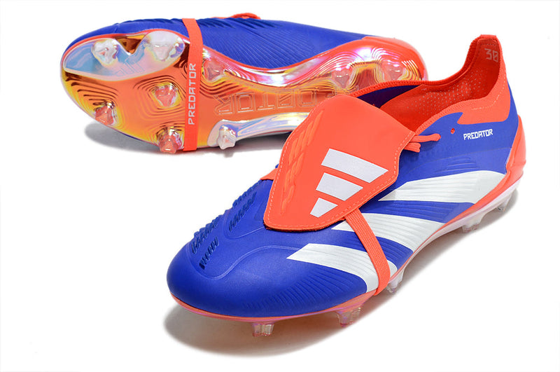 Chuteira Campo Adidas Predator FT 30 Elite FG Azul, Vermelha e Branca "Advancement Pack"