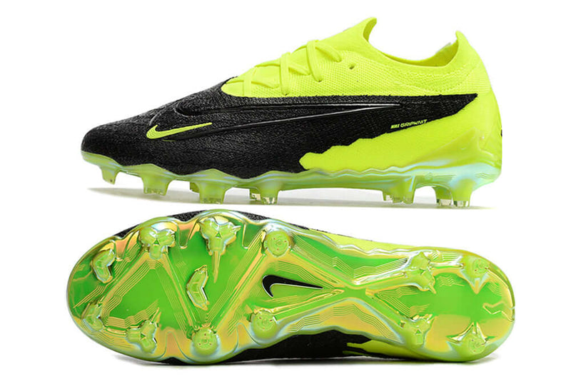 Chuteira Campo Nike Phantom GX DF Elite FG Preta e Verde