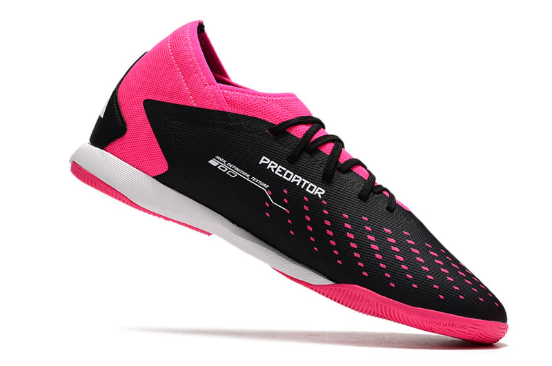 Chuteira Futsal Adidas Predator Accuracy.1 IC Rosa e Preta "Own You Football Pack"