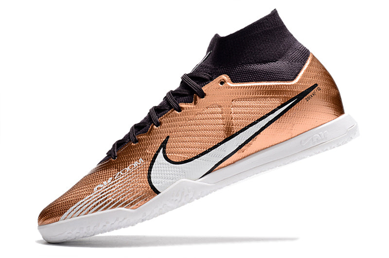 Chuteira Futsal Nike Air Zoom Mercurial Superfly 9 Elite IC Cobre "Generation Pack"