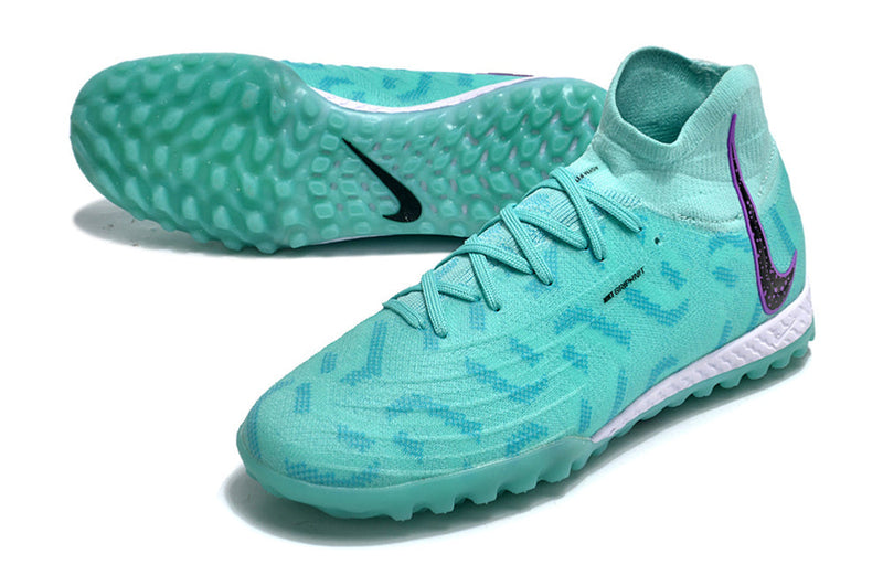 Chuteira Society Nike Phantom Luna Elite TF Verde "Peak Ready Pack"