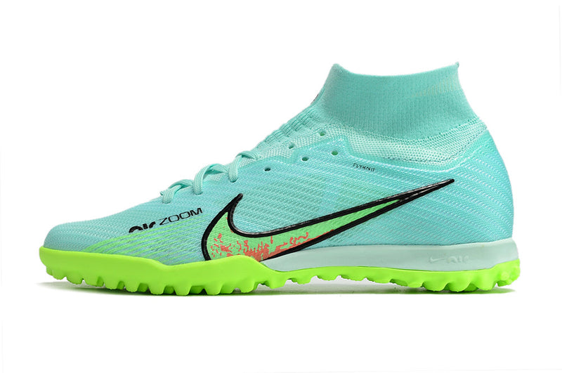 Chuteira Society Nike Air Zoom Mercurial Superfly 9 Elite TF Verde