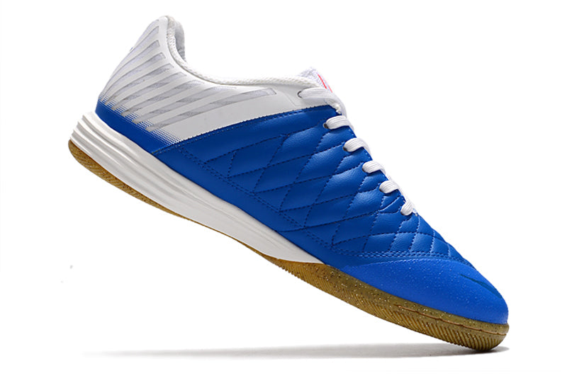 Chuteira Futsal Nike Lunar Gato II IC Branco e Azul