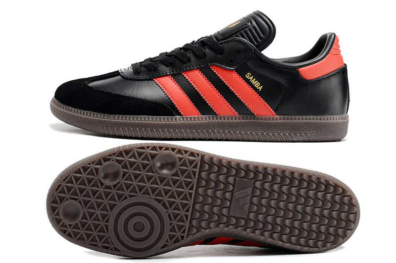 Chuteira Futsal Adidas Lionel Messi x Samba IC Preto e Vermelho