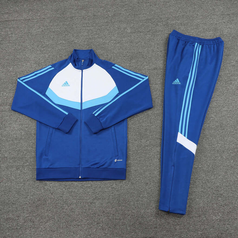 Conjunto de Frio Adidas Sportswear Azul e Branco