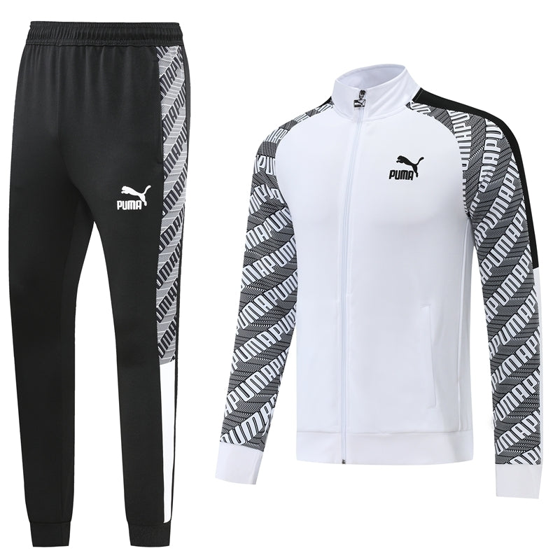 Conjunto de Frio Puma Sportswear Branco e Preto