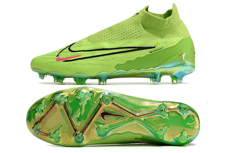 Chuteira Campo Nike Phantom GX DF Elite FG Verde