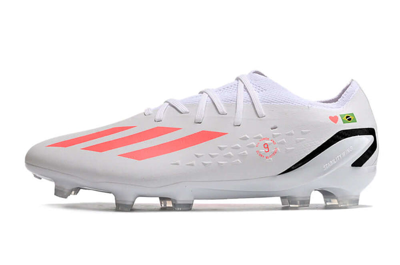 Chuteira Campo Adidas X Speedportal.1 FG Branca "Bobby Firmino"