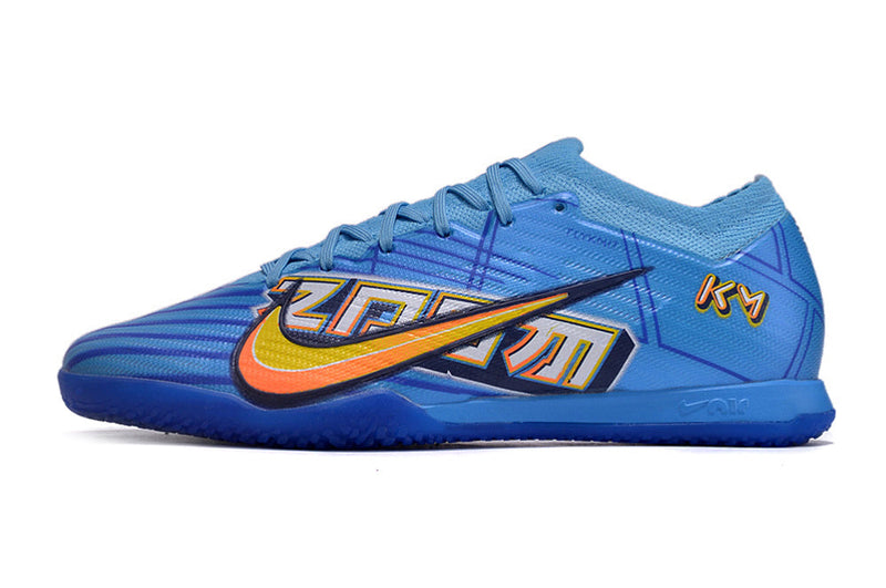 Chuteira Futsal Nike Air Zoom Mercurial Vapor 15 Elite Azul "Mbappe Comic"