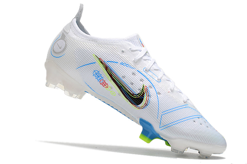 Chuteira Campo Nike Mercurial Vapor 14 FG Branca "Progress Pack"