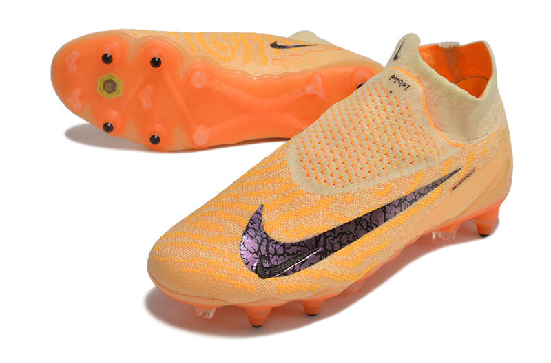 Chuteira Campo Nike Phantom GX DF Elite Ponta de Aluminio Laranja "Blaze Pack"