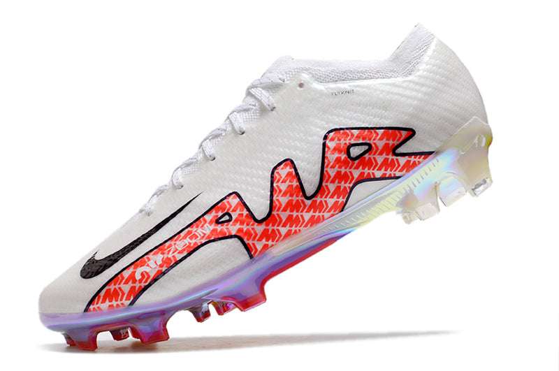 Chuteira Campo Nike Mercurial Vapor 15 Elite FG Branca "Disruption Pack"