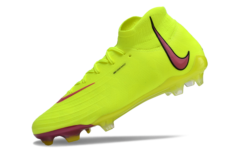 Chuteira Campo Nike Phantom Luna Elite FG Verde e Roxo