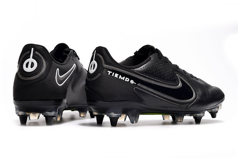 Chuteira Campo Nike Tiempo Legend 9 Elite Trava Mista Preta "Shadow Pack"