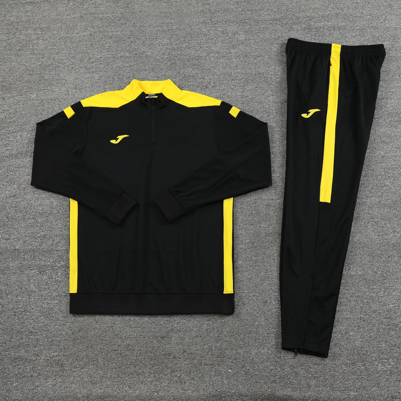 Conjunto de Frio Joma Training Amarelo e Preto