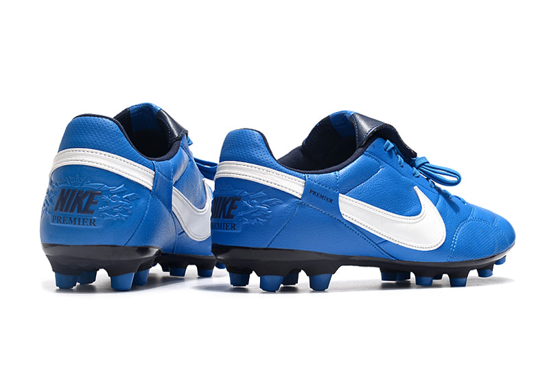 Chuteira Campo Nike Premier 3 FG Azul e Preta