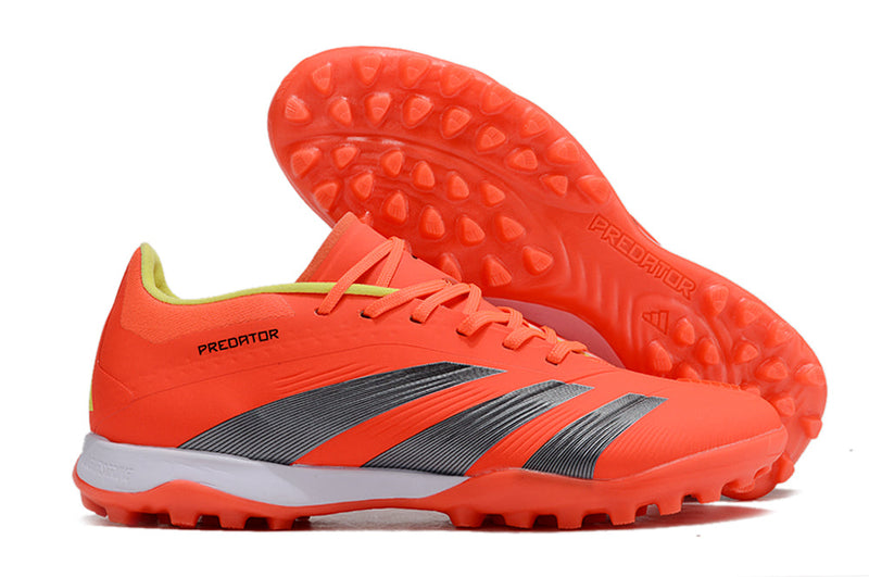 Chuteira Society Adidas Predator Elite TF Laranja "Predstrike Pack"