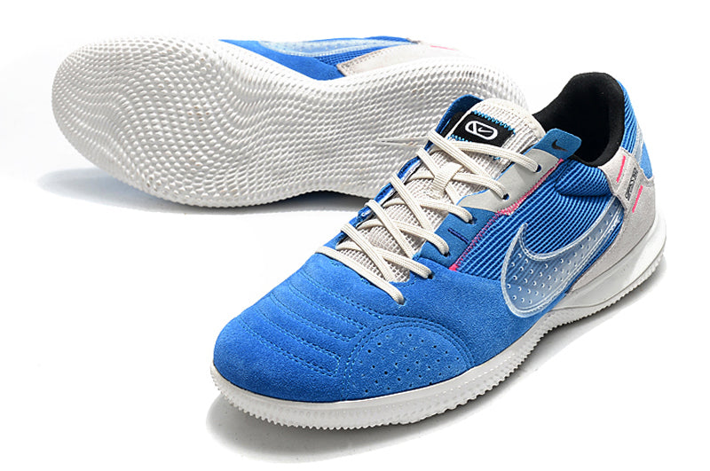 Chuteira Futsal Nike StreetGato IC Azul e Cinza