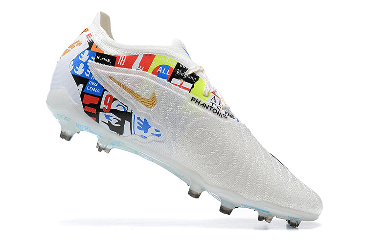 Chuteira Campo Nike Phantom GX Elite FG Branca "Harry Kane"