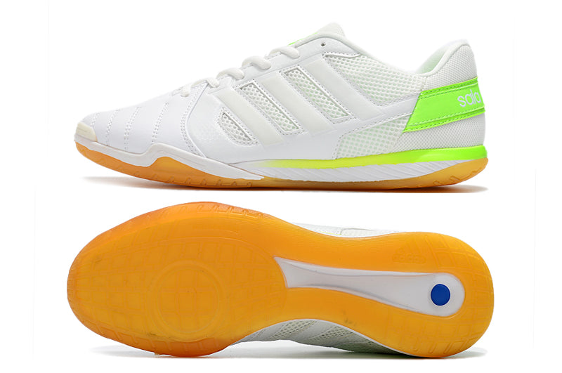 Chuteira Futsal Adidas Top Sala IC Branca e Verde