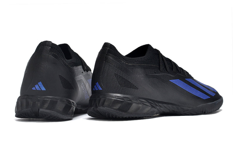 Chuteira Futsal Adidas X Crazyfast.1 IC Preta "Nightstrike Pack"