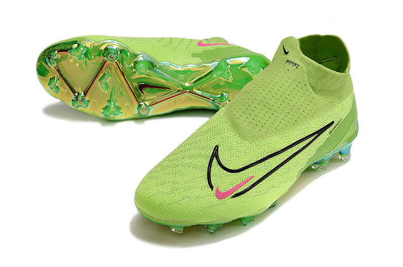 Chuteira Campo Nike Phantom GX DF Elite FG Verde