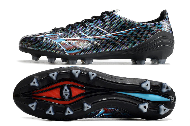 Chuteira Campo Mizuno Alpha FG Preta "Spring 2023"