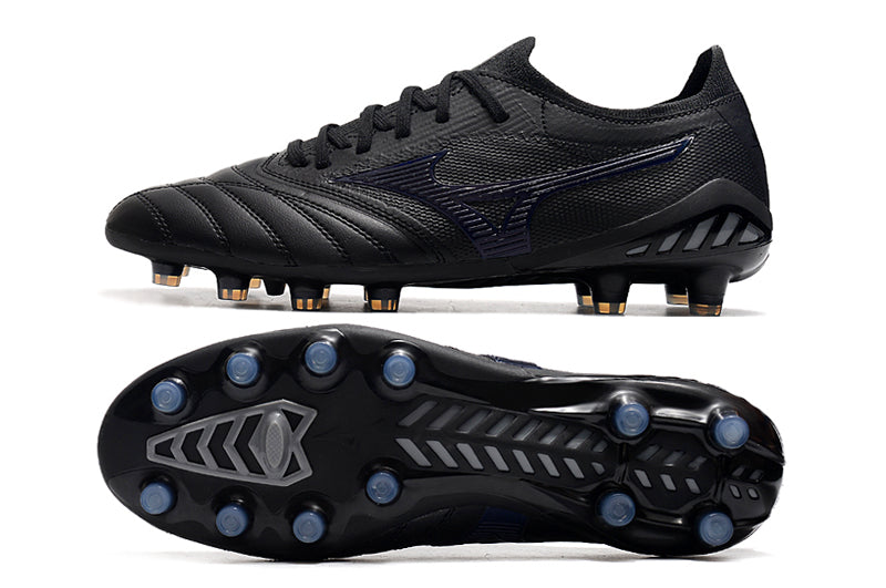 Chuteira Campo Mizuno Morelia Neo 3 FG Preta