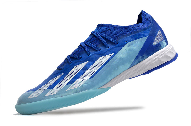 Chuteira Futsal Adidas X CrazyFast.1 IC Azul "Marine Rush Pack"