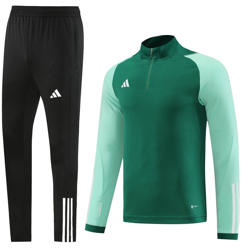 Conjunto de Frio Adidas Training Verde e Preto