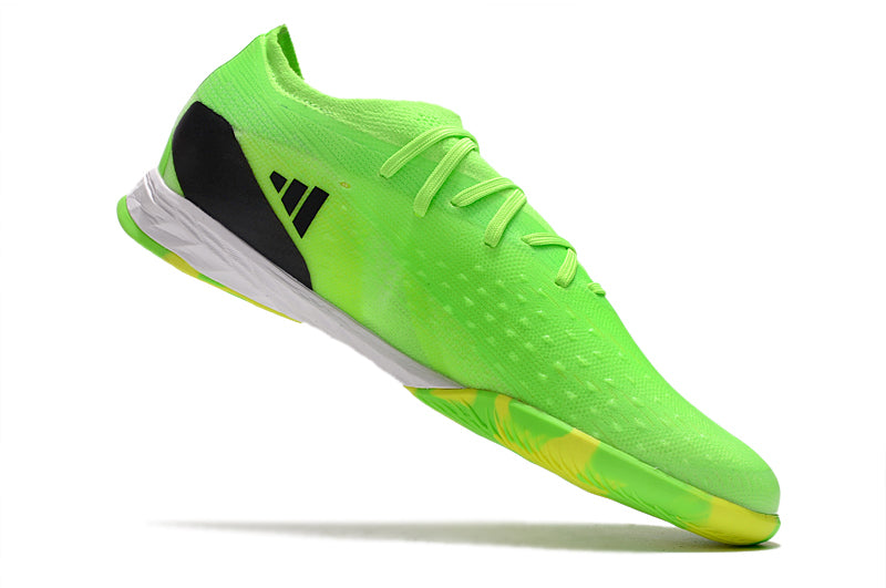 Chuteira Futsal Adidas X SpeedPortal.1 IC Verde "Game Data Pack"