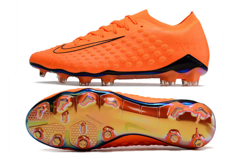 Chuteira Campo Nike Phantom Ultra Venom Elite FG Laranja