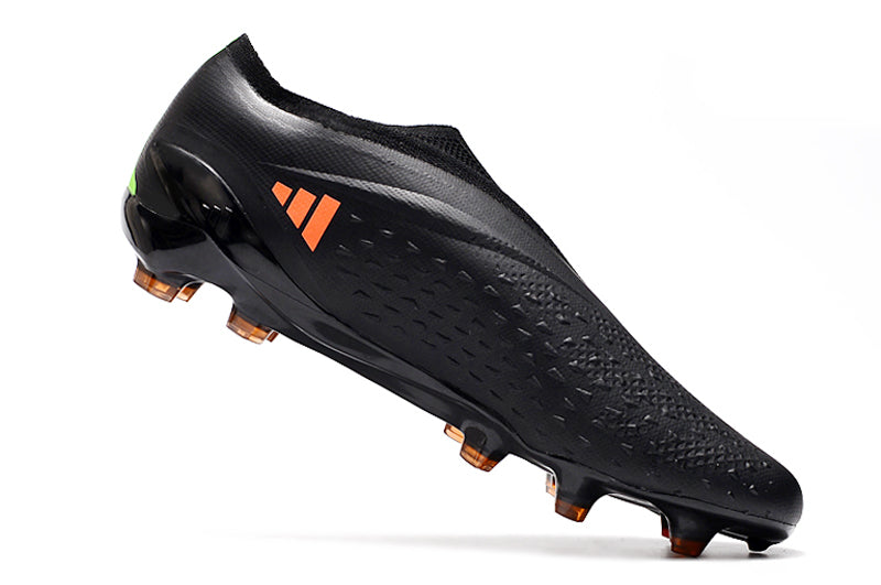 Chuteira Campo Adidas X Speefportal+ Preta e Laranja