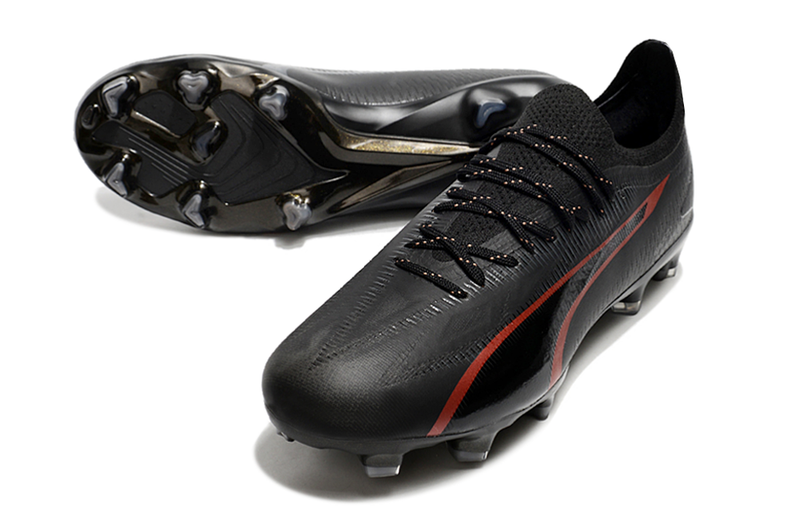 Chuteira Campo Puma Ultra Ultimate FG Preta "Eclipse Pack"