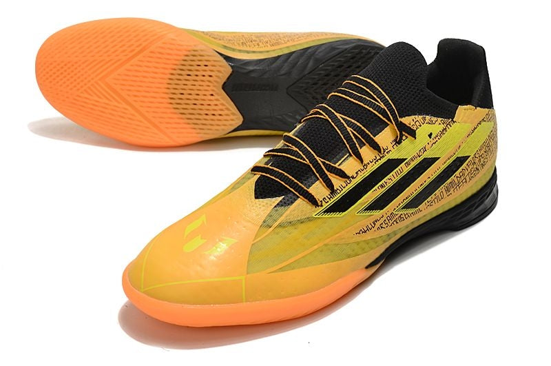 Chuteira Futsal Adidas X Speedflow Messi.1 IC Amarela e Preto