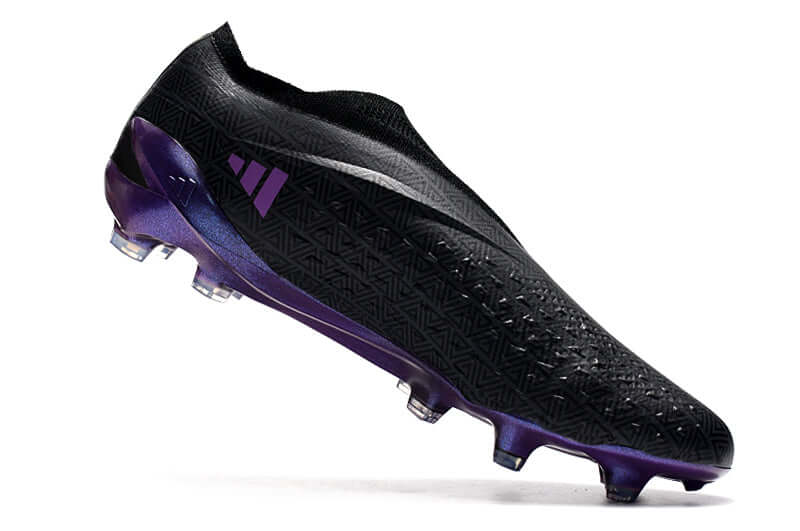 Chuteira Campo Adidas X Speedportal+ FG Preto e Roxo