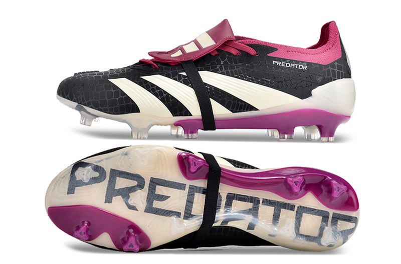 Chuteira Campo Adidas Predator FT 30 Elite FG Preta e Roxa